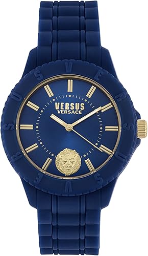 Versus Versace Tokyo Silicone Lion Collection Reloj de lujo para hombre