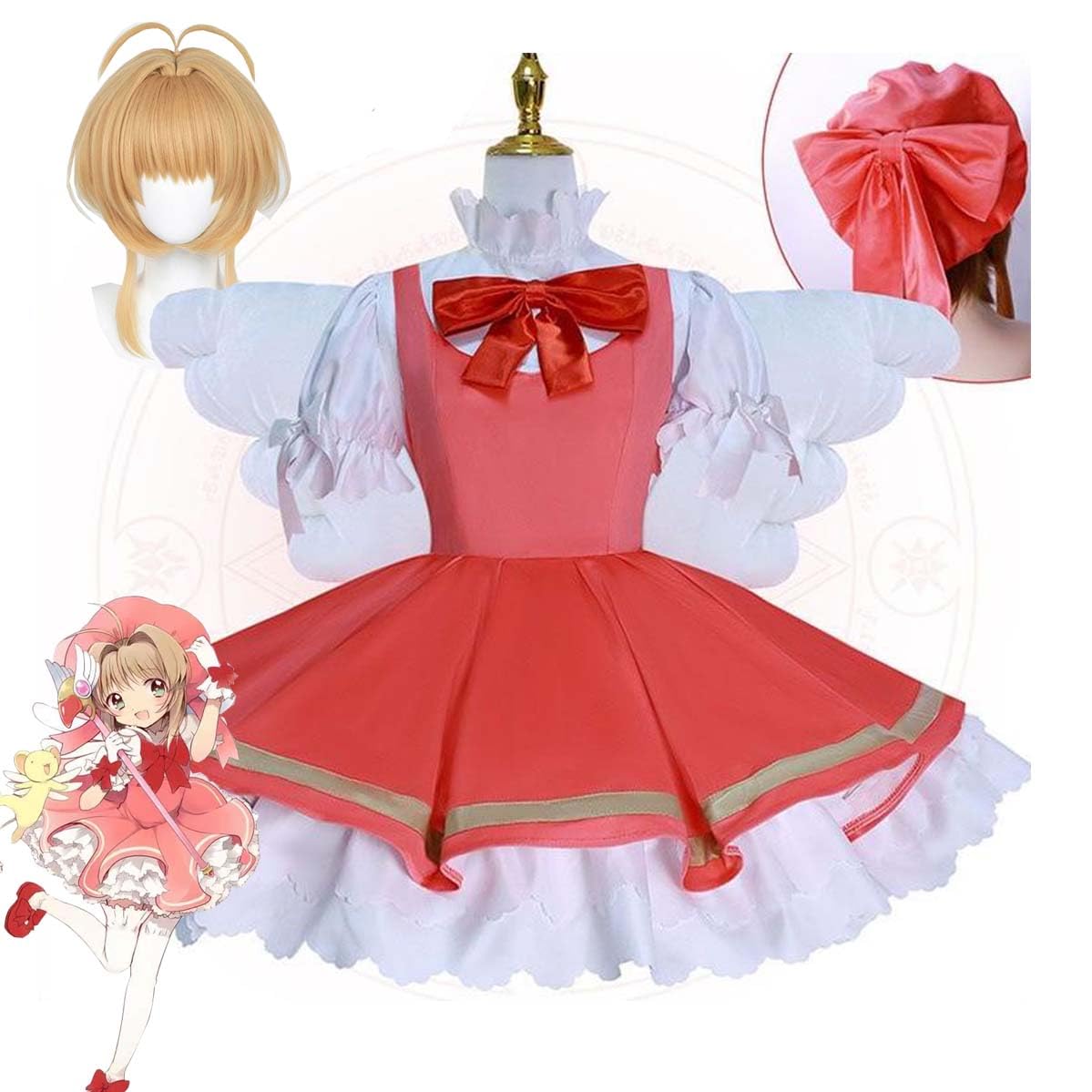 Amazon.co.jp: カードキャプターさくら 木之本桜 コスプレ衣装 Amazon.co.jp: カードキャプターさくら 木之本桜 コスプレ衣装
