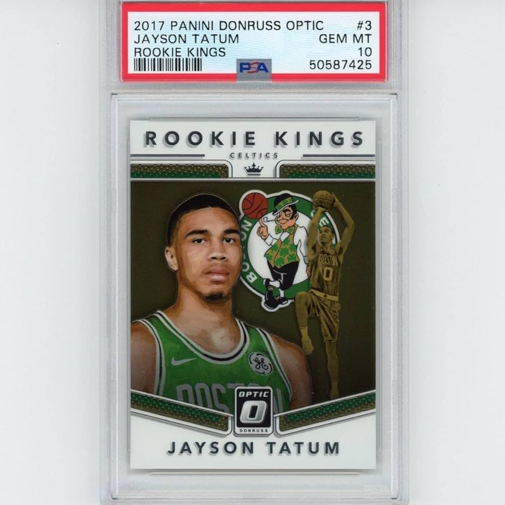 Amazon.com: Graded 2017-18 Panini Donruss Optic Jayson Tatum #3