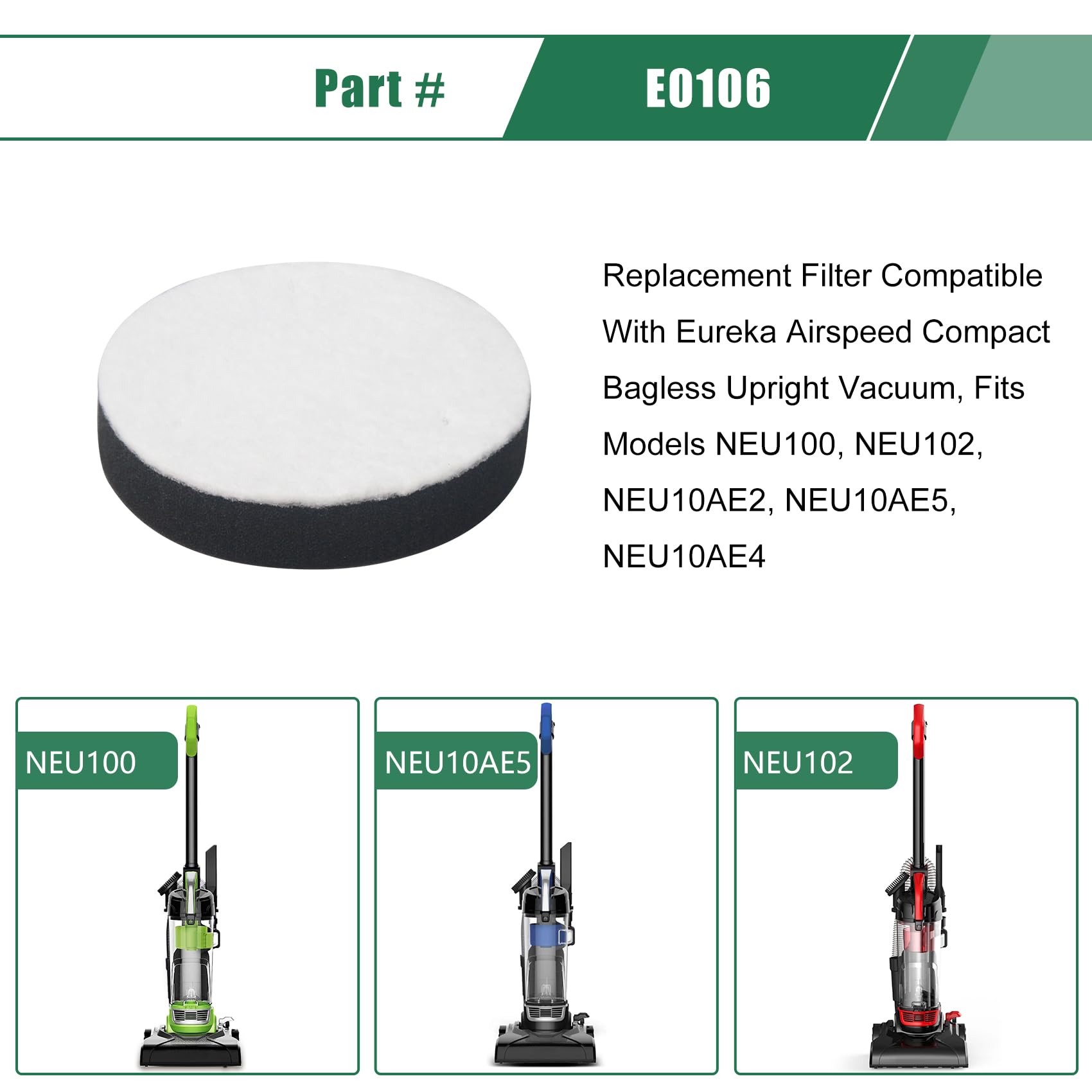 Amazon.com - Ymimi Replacement Filter Compatible with Eureka