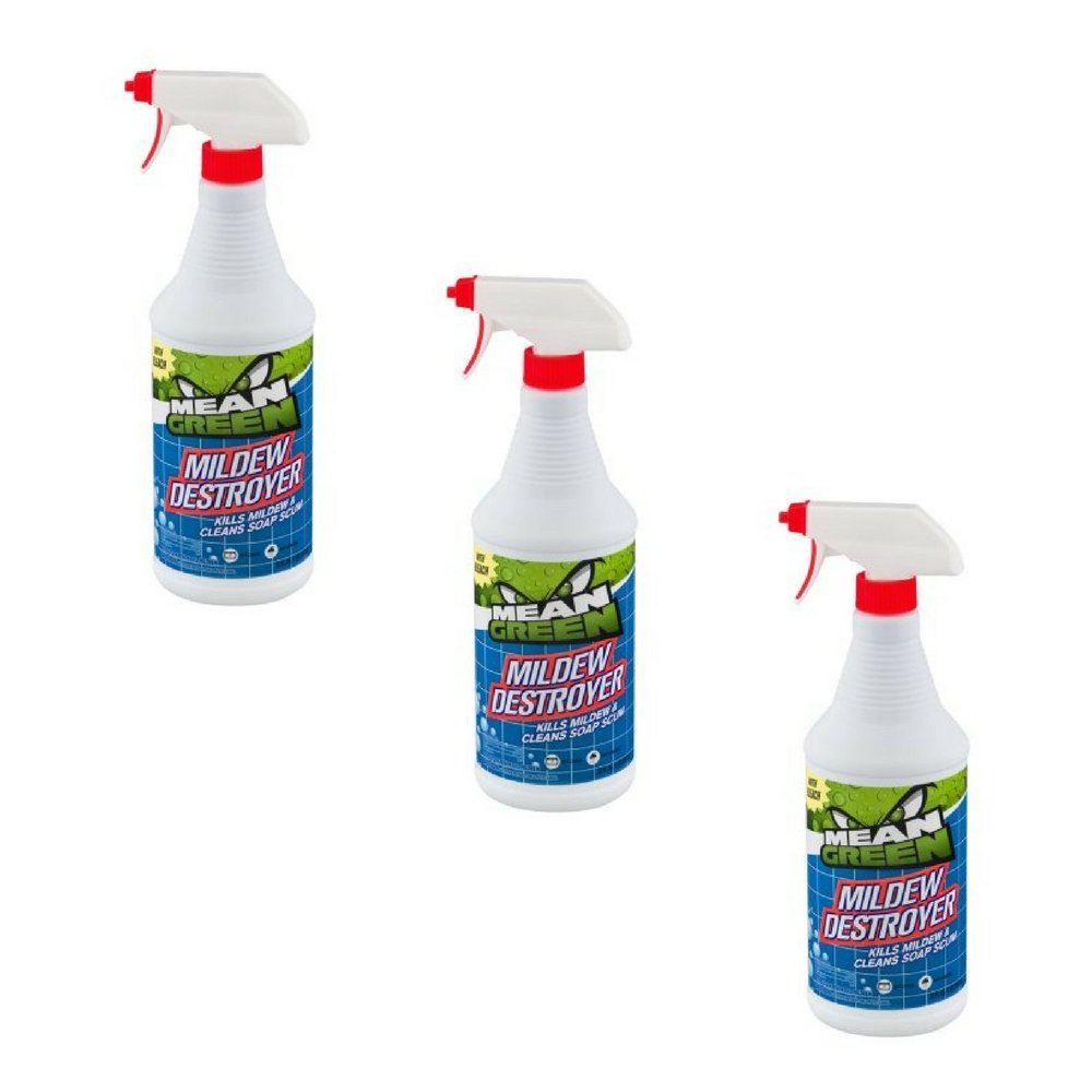 Mean Green Mildew Destroyer with Bleach, 32.0 FL OZ (pack of 3)