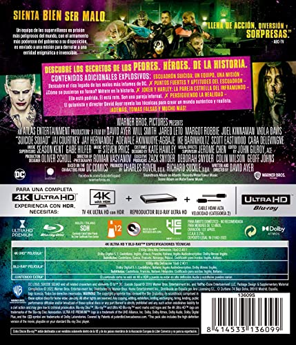 Escuadron suicida coffret combo 4K UHD et BD anti-ennui - 2