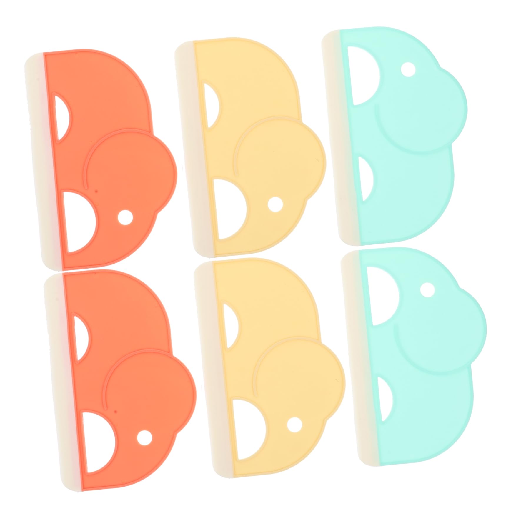 TOVINANNA 6pcs Wiper Scraper Household Cleaning Tools Clean Glass Scrubbing Pads Cleaning Glass Scrubbing Pads Glass Cleaning Tools Glass Cleaning Scrubbing Pads Pp