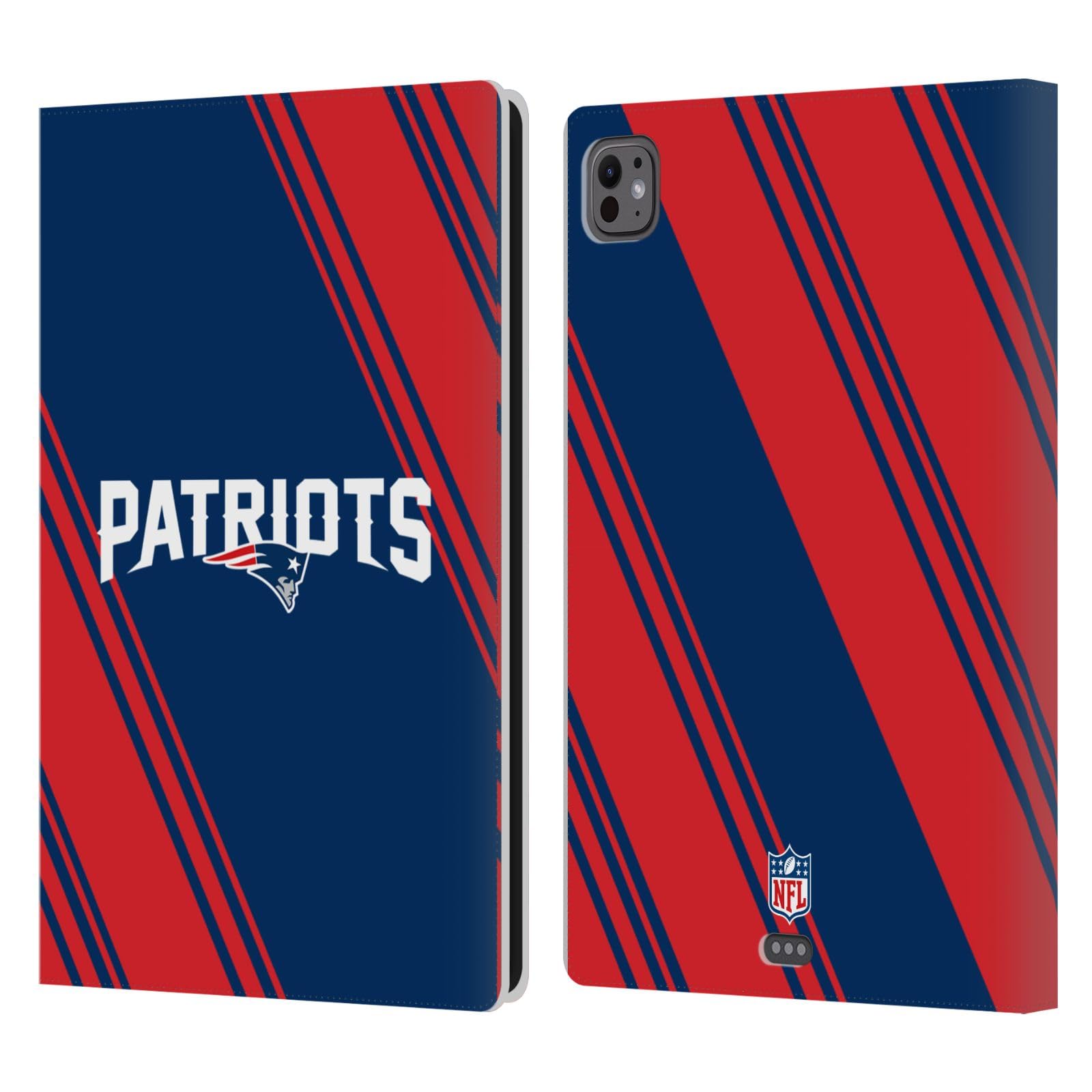 Housse antichoc iPad Pro 11 M4 étui cuir portefeuille NFL