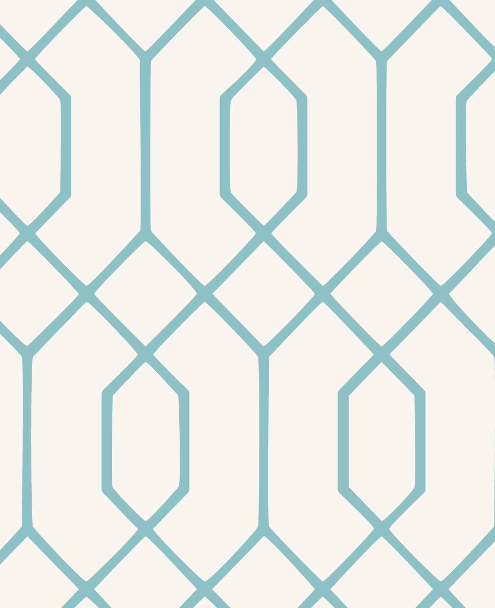 Promo 40% OFF Geometric Hexagon Wallpaper - Peel and Stick - by Simple Shapes (12 Sheet Pack - 2ft x 4ft, Dusky Mint)