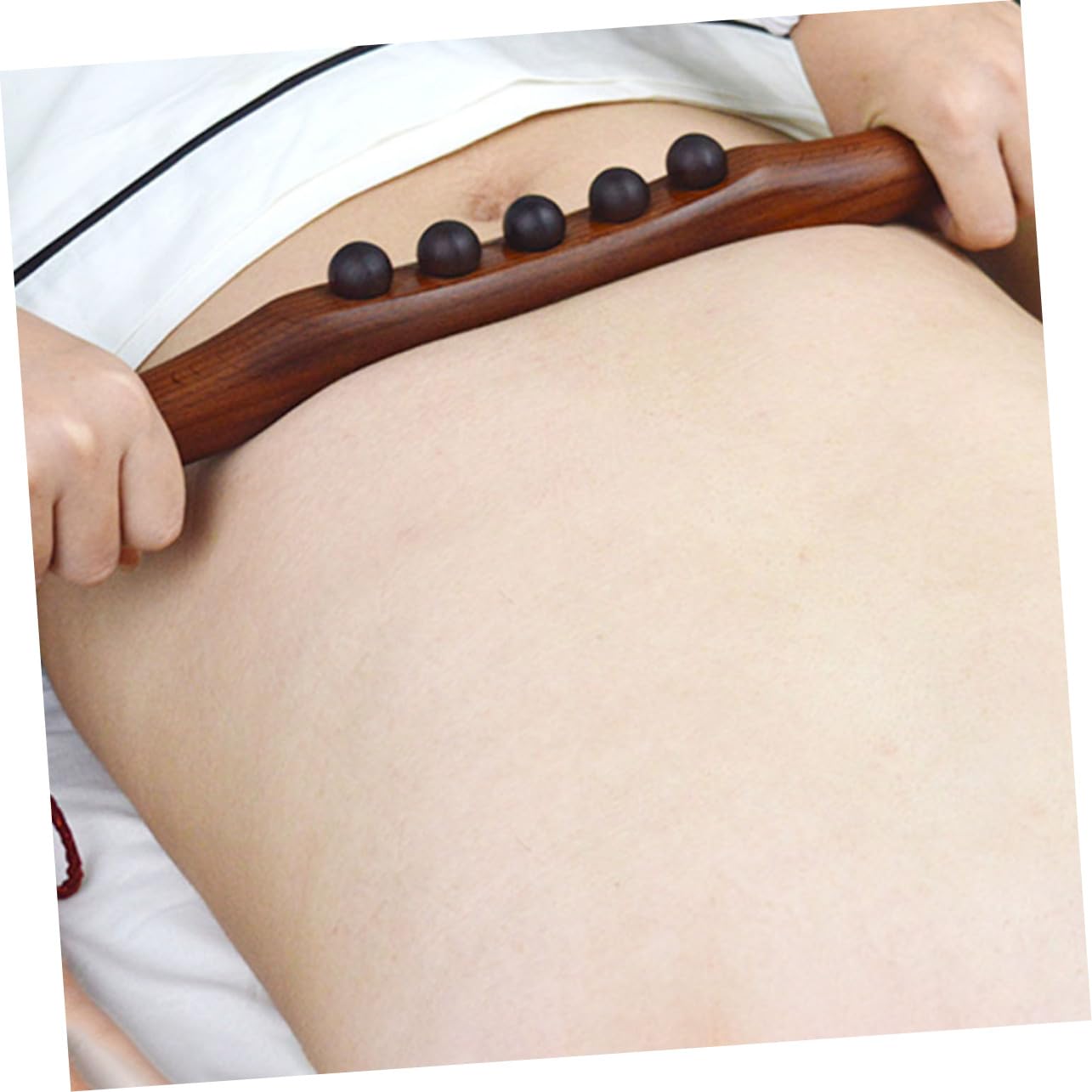 PACKOVE 2 Piezas Palo De Rodar Músculo Hombro Cuerpo Beto Herramienta Palo De Masaje Casero Vara Varilla De Raspado Barra De Masaje Corporal Barra De Raspado Raspando Palo Haya Brown