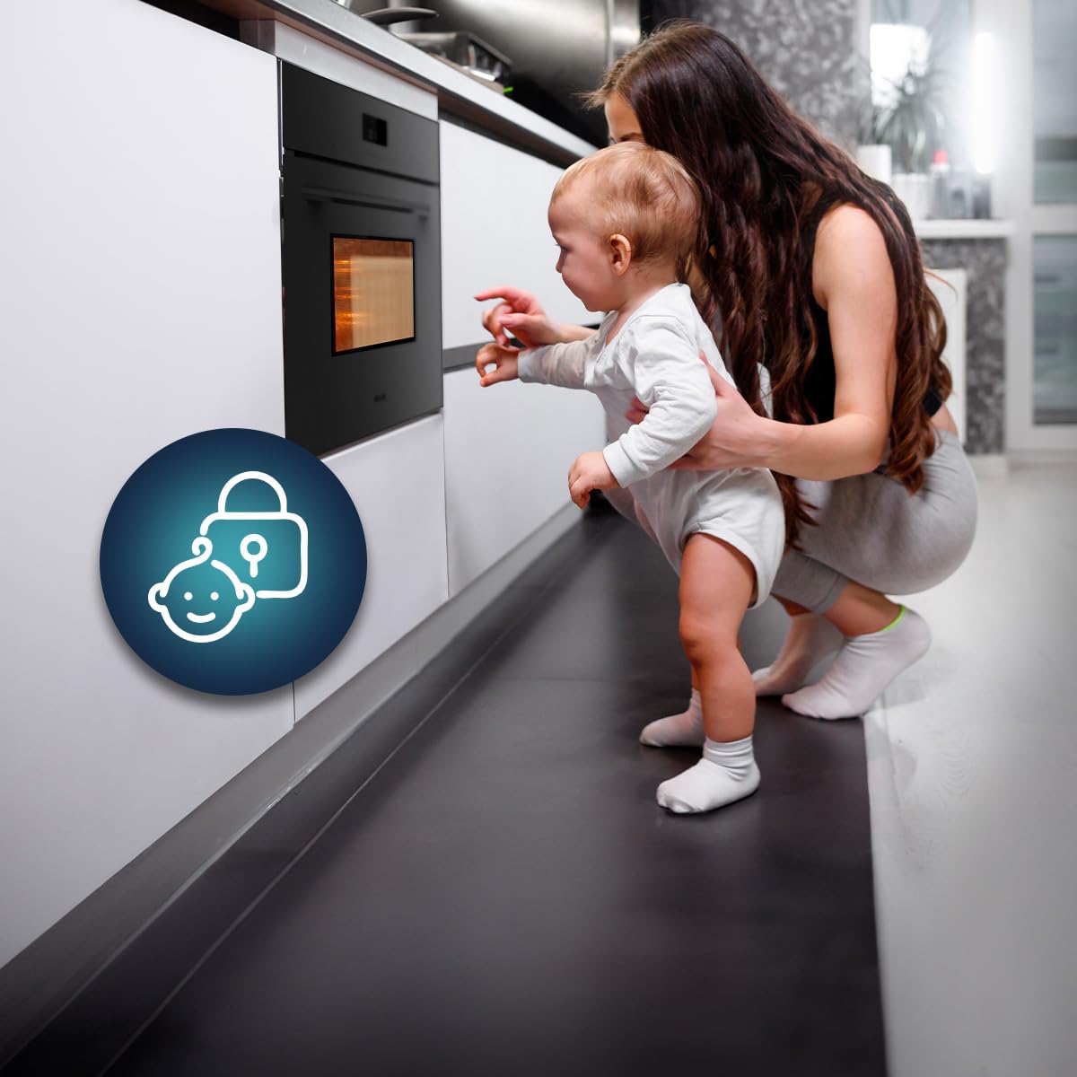 Cecotec Forno a microonde Integrabile 60 x 50 cm Bolero Hexa MWO703800 Line. 2300 W (max), 34 L, funzione microonde, convenzione, modalità griglia, defrost, menu automatico, velocità di cottura, timer