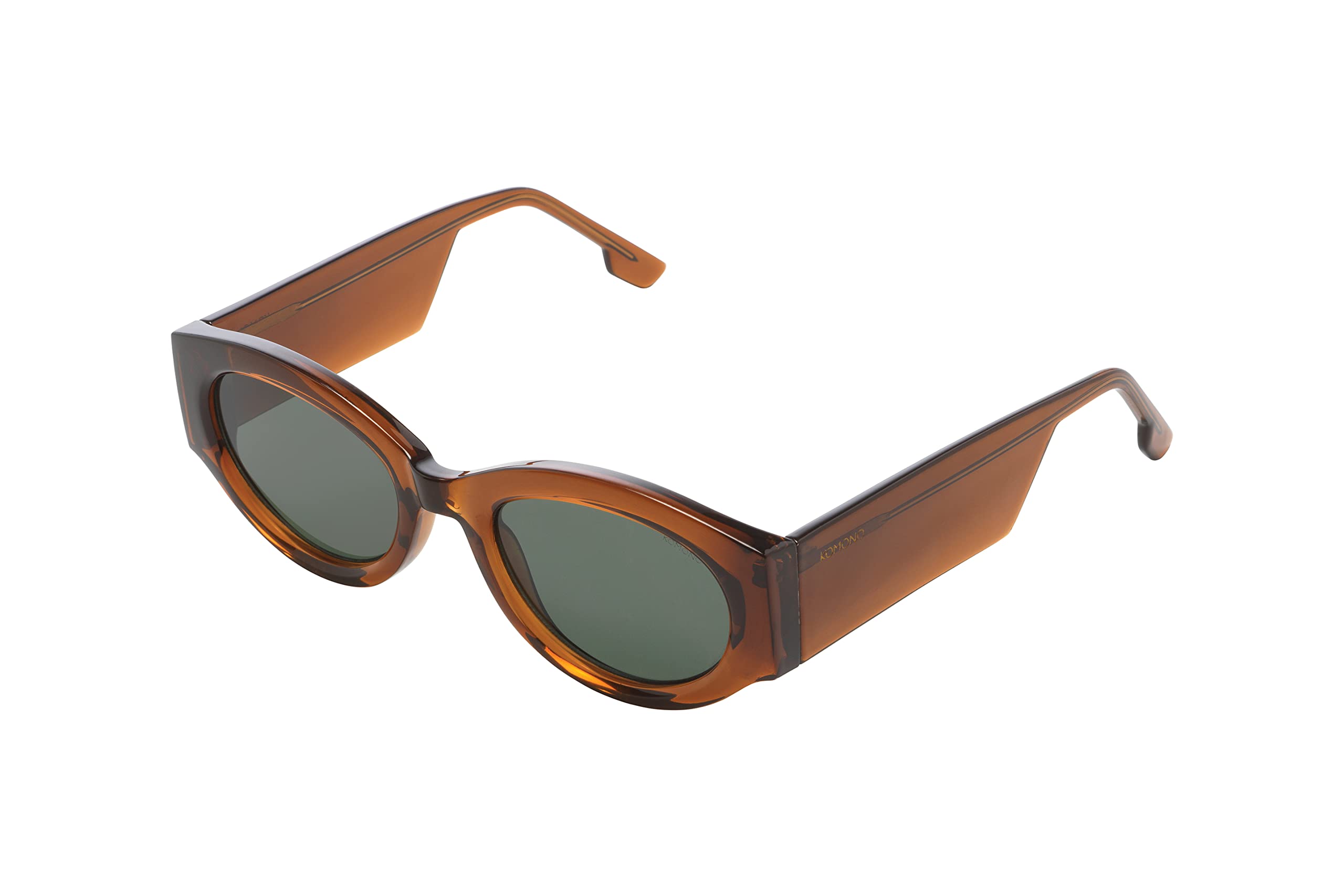 KOMONO Dax Unisex Oval Cellulosepropionat-Sonnenbrille für Damen und Herren mit UV-Schutz und kratzfesten Gläsern