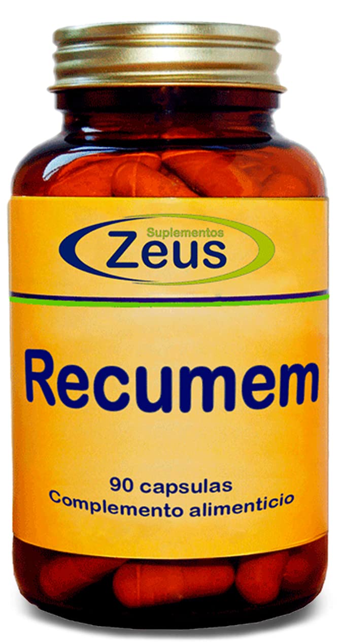 RECUMEM | Contribuye a mejorar la memoria y otras funciones cognitivas | Complemento Alimenticio a base de Lecitina de soja, NAC, Colina y Vitaminas | 100% Vegano | 90 Cápsulas Vegetales
