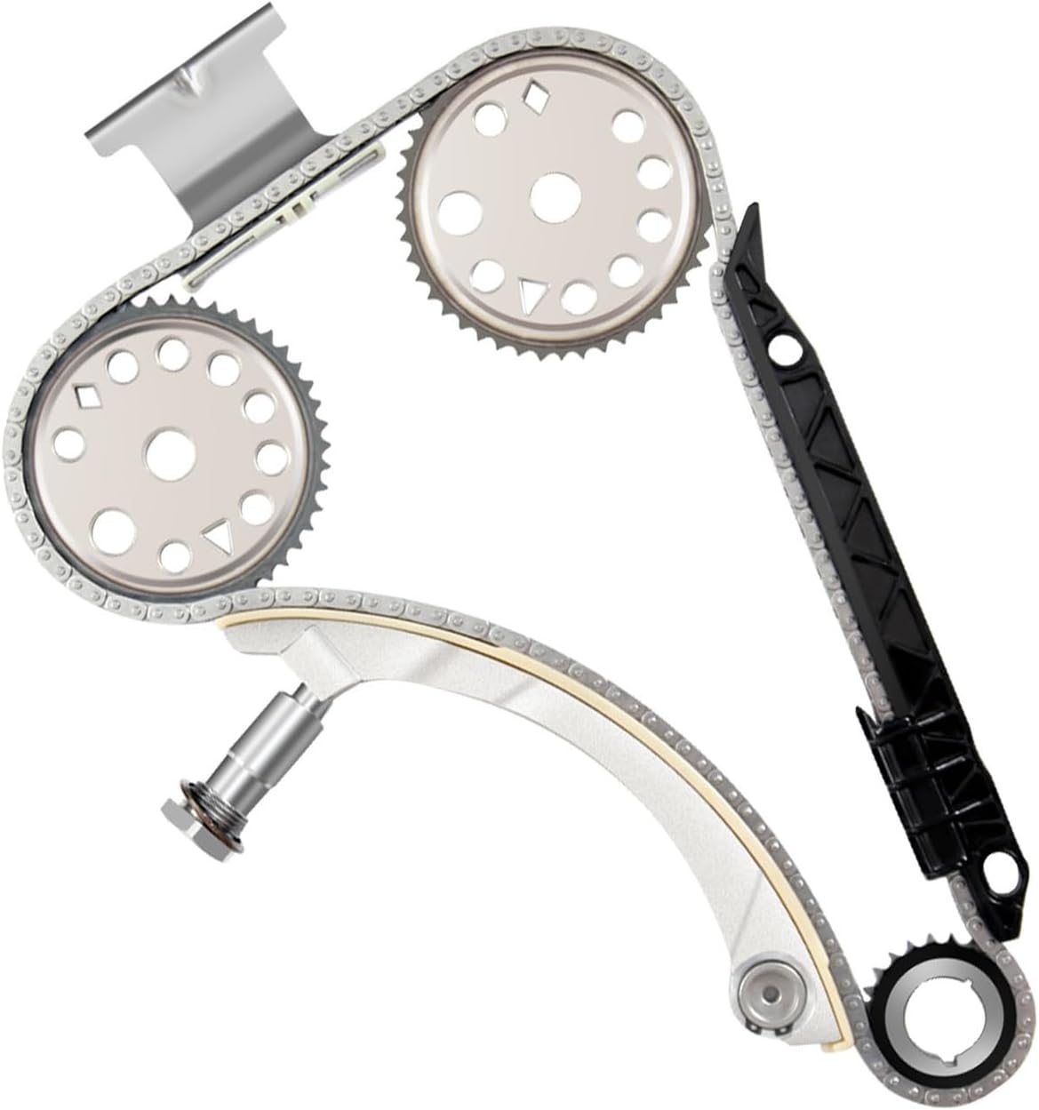 SCITOO Timing Chain Kit fits for 1996 1997 Lexus LX450 4.5L 4477CC l6 Gas DOHC Naturally Aspirated