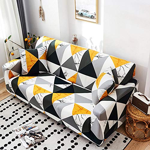 Hojas Y Flores Tropicales Funda Flexible para Sofá con Todo Incluido Funda De Toalla para Muebles Elástica Decoración del Hogar (Sin Funda De Almohada)-Jyf_1 Plaza 90-140Cmfunda De Sofa