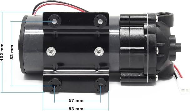 Wiltec Booster Pump with 500 GPD (1900 l/Day) 100W for Reverse Osmosis Systems