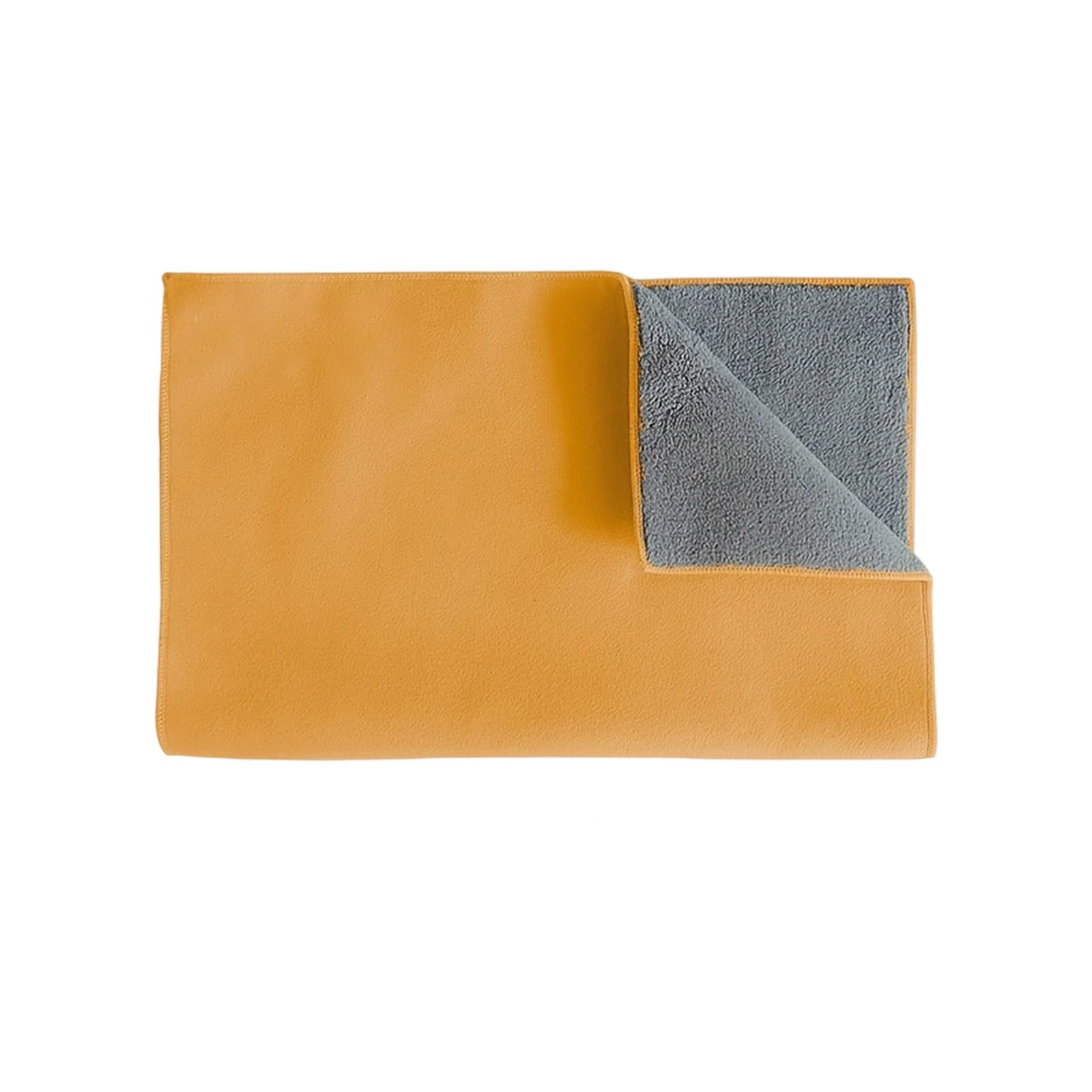 KMGDM Premiums Suedes Car Purity Towels, Absorbent Chamois Cloth for Vehicle Detailing Scratch-Free Drying Car Purity