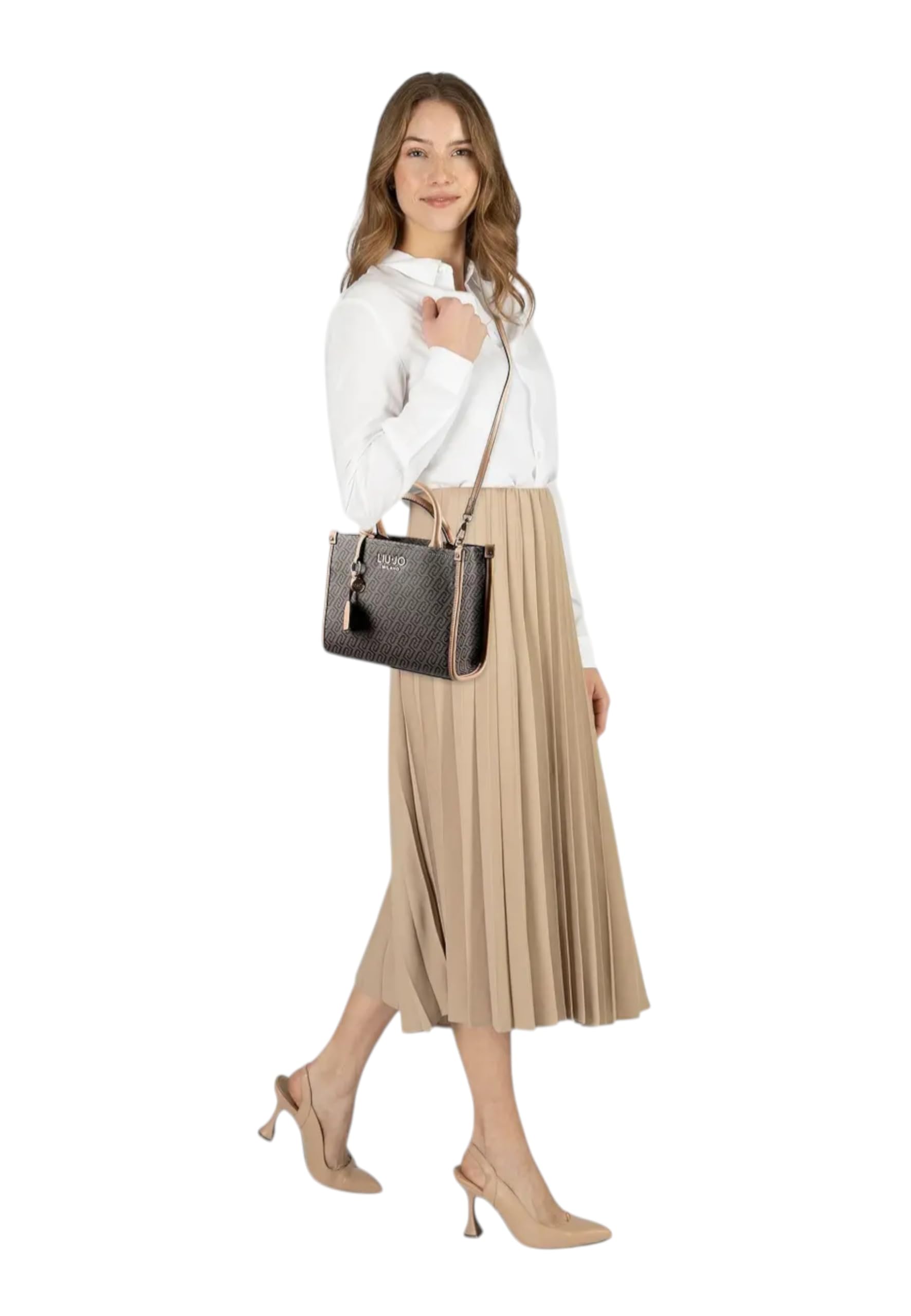 Liu Jo Borsa donna S Tote Ridhi testa di moro BS26LJ62 AA6192 E1092