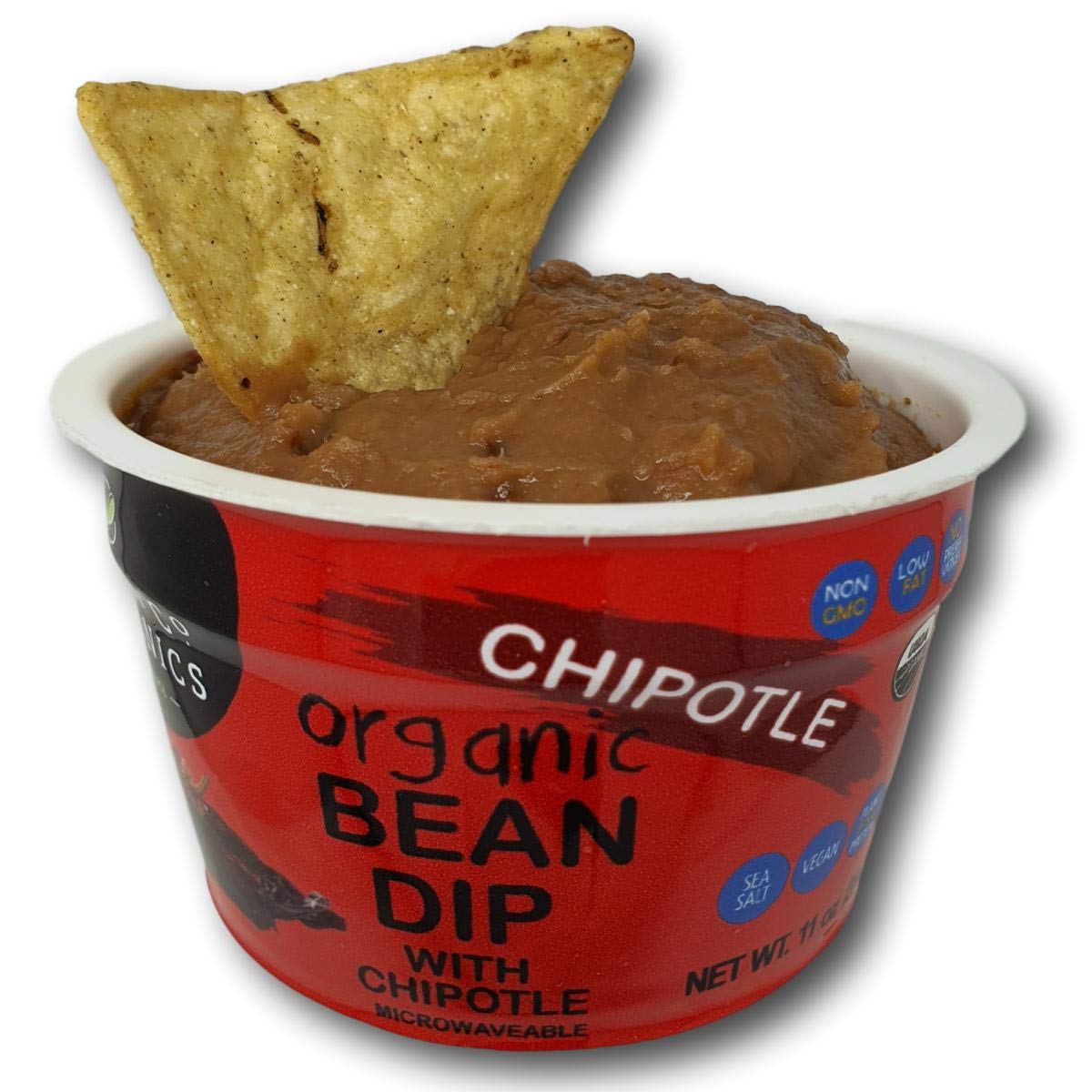Amazon.com: Earth Co Organics - Organic Pinto Bean Dip with CHIPOTLE 4 PACK  (11oz each). Mexican Dips. Healthy and Vegan Dip For Chips. BPA FREE and  Microwavable Packaging.