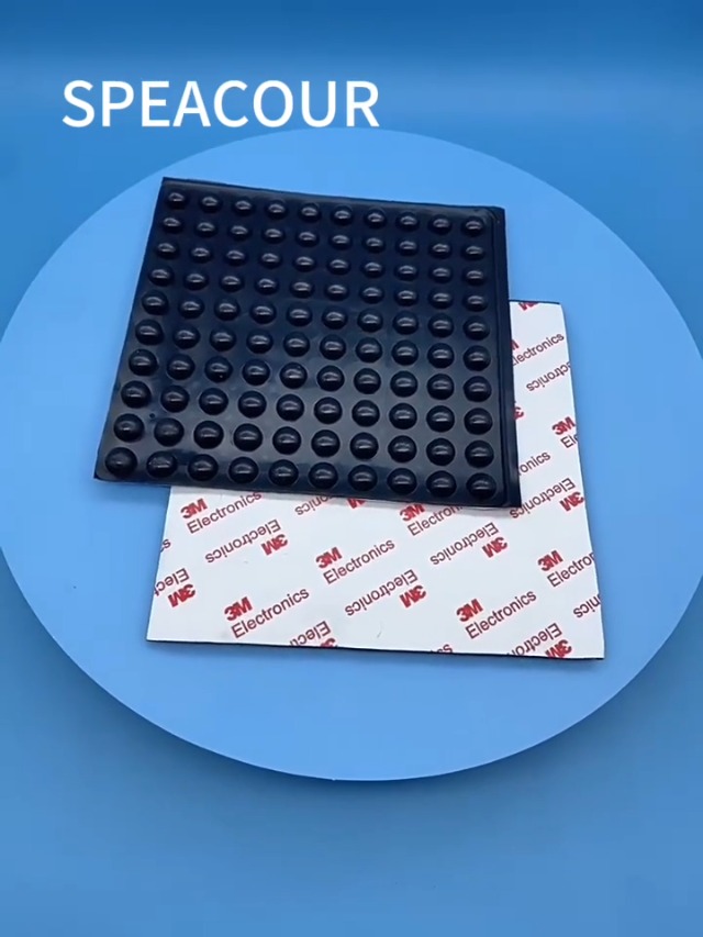 50 Pièces Pieds Autocollants En Silicone, 18 X 10mm Patin