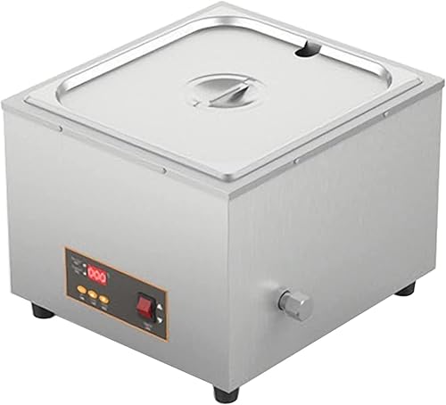 KFJZGZZ Máquina de templado de chocolate, máquina eléctrica de fusión de chocolate, control de temperatura (0 203.0F), calentador de alimentos de