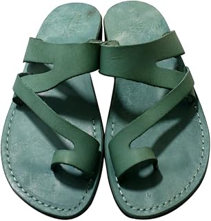 Zing Leather Sandals For Men & Women - Handmade Unisex Sandals, Flip Flop Sandals, Jesus Sandals, Genuine Leather Sandals by SANDALI