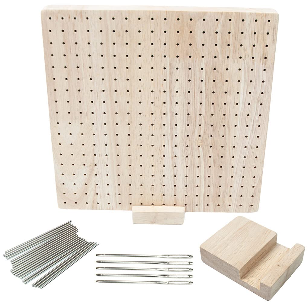 Set di Aghi Forniture per Cucire Strumento per Maglieria di Sicurezza per Filati Fai-da-Te per Principianti Convenienza Aghi fissi riutilizzabili