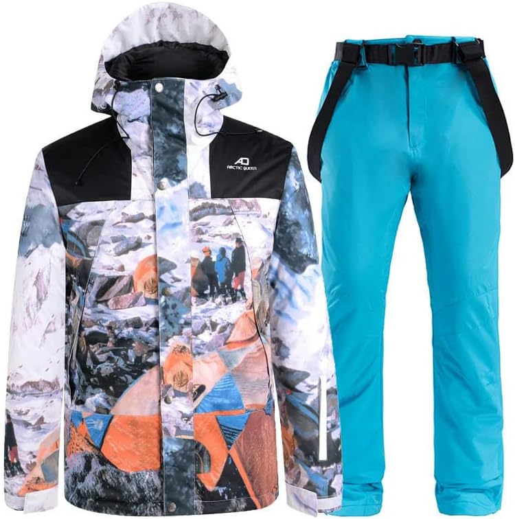 JXQXHCFS Men s And Women s Snow Suit Wear Sets Snowboarding Suit Clothes Ski Jacket Pant Sets Snowboard Sets Ski Suit Adult