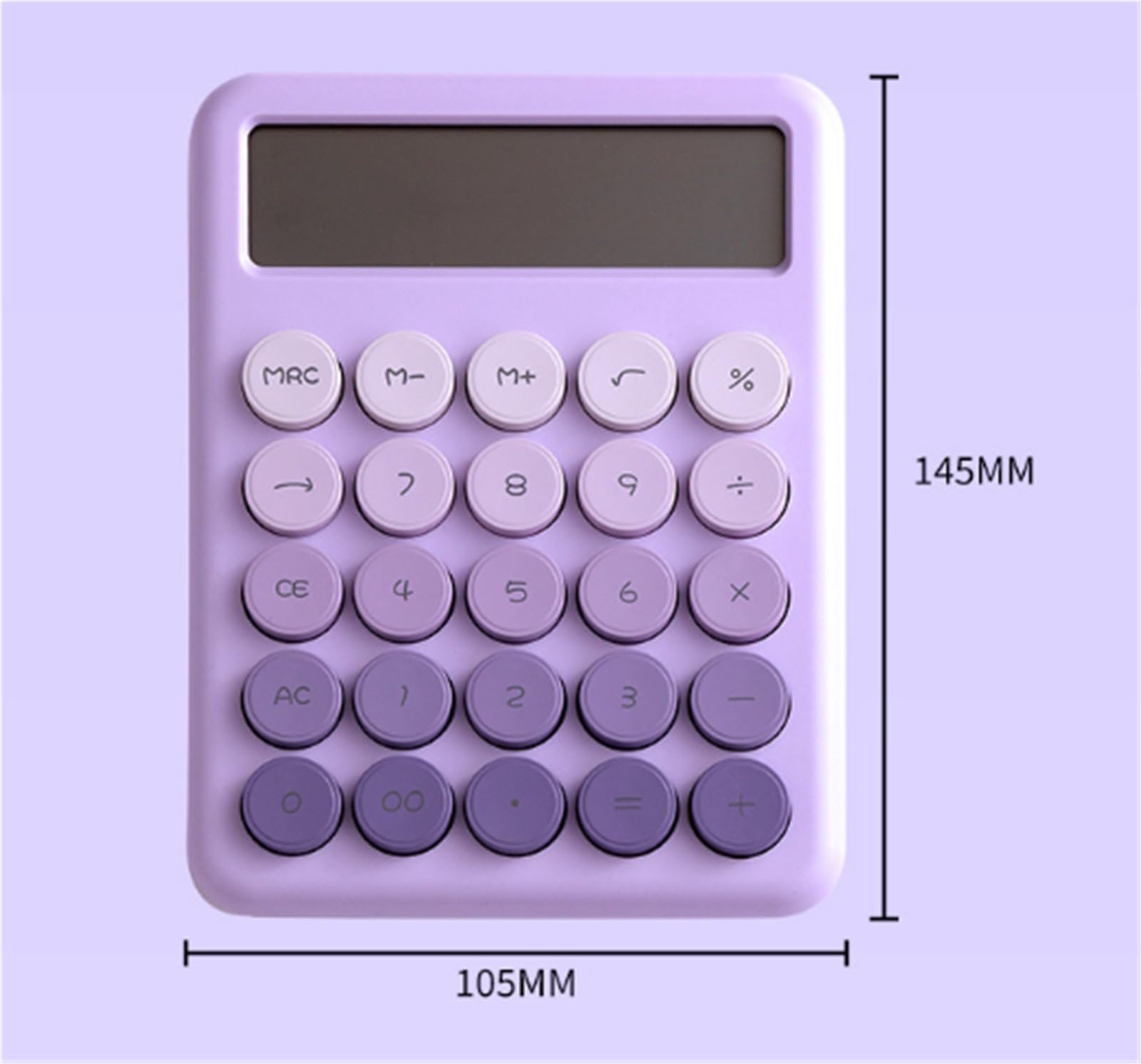 Kalkulatory Kalkulator, Kalkulator Biurkowy Kalkulator Studencki Prosty Kalkulator Biuro Finansowe 12-cyfrowy Wyświetlacz LCD Przybory Szkolne(Pink)