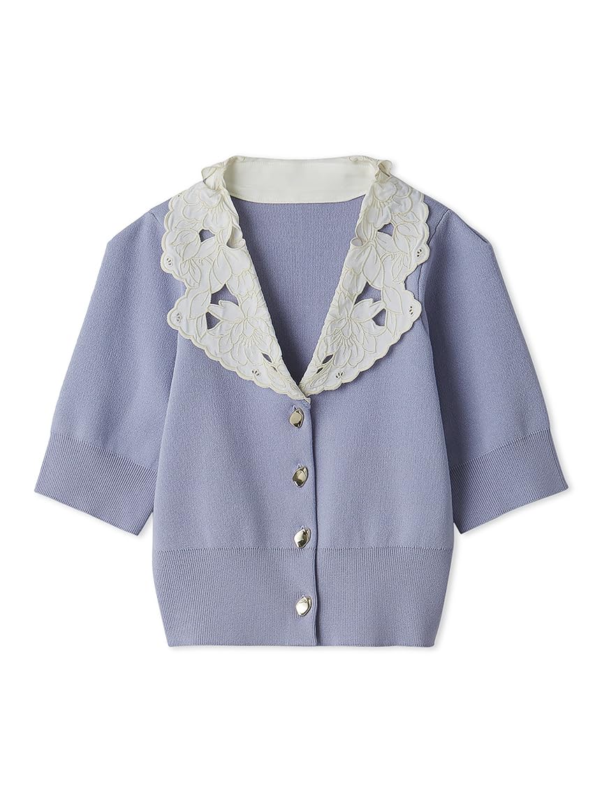 SNIDEL　新品タグ付　Sustainableエンブロイダリープルオーバー SNIDEL（スナイデル）の「Sustainableエンブロイダリーニット