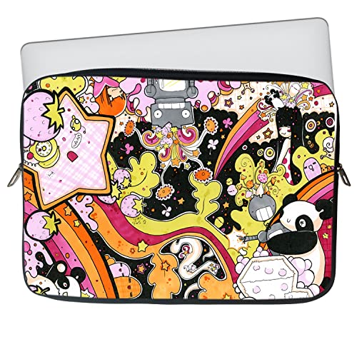 Image of TheSkinMantra Chain Laptop Sleeve Bag Compatible with Laptop /Macbooks /Chrombook /Notebook /Zbook (11.6 Inch (Chain), Cute Panda)
