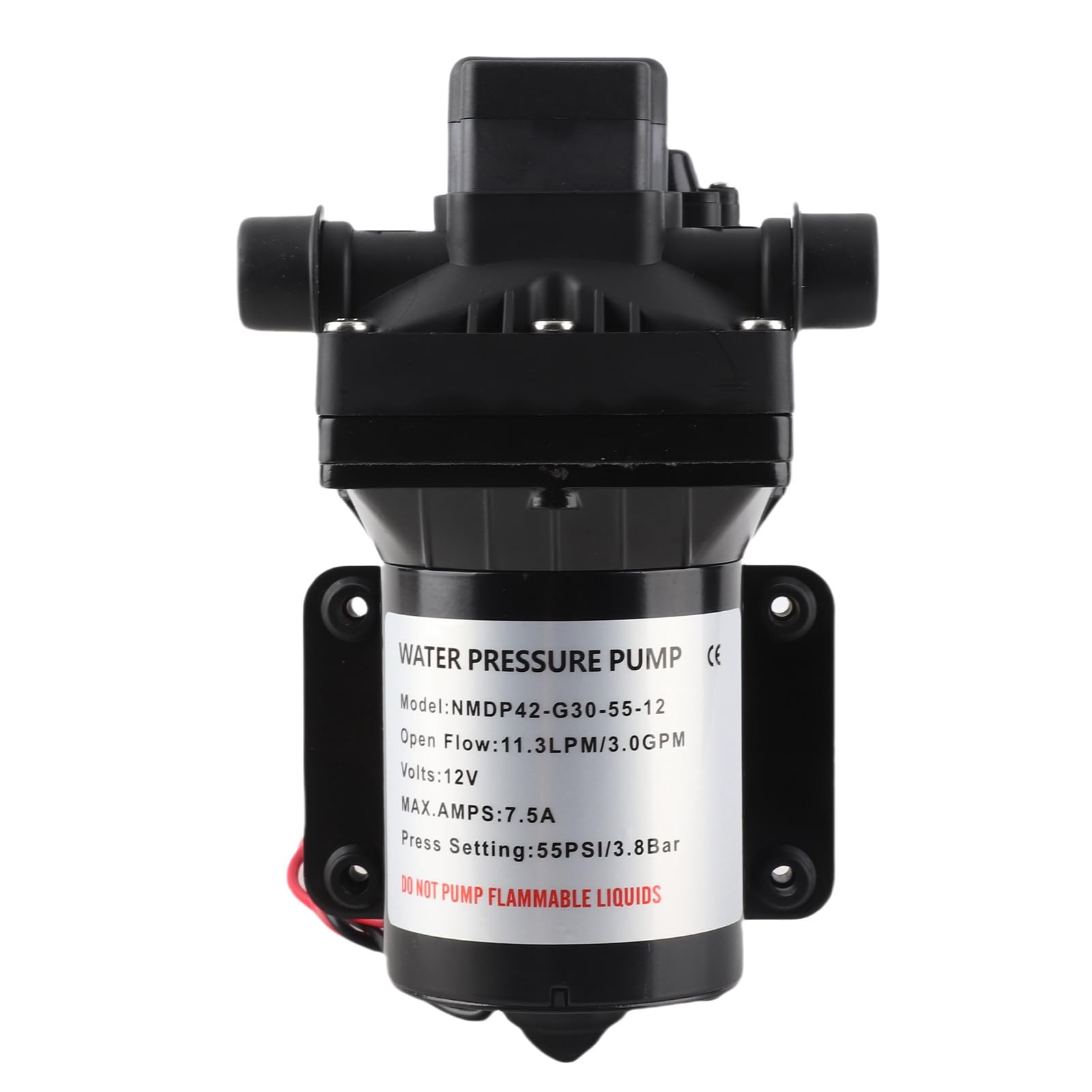 Bewinner Pompa Membranowa Samozasysająca 12V 55 PSI 3 GPM do Kampera
