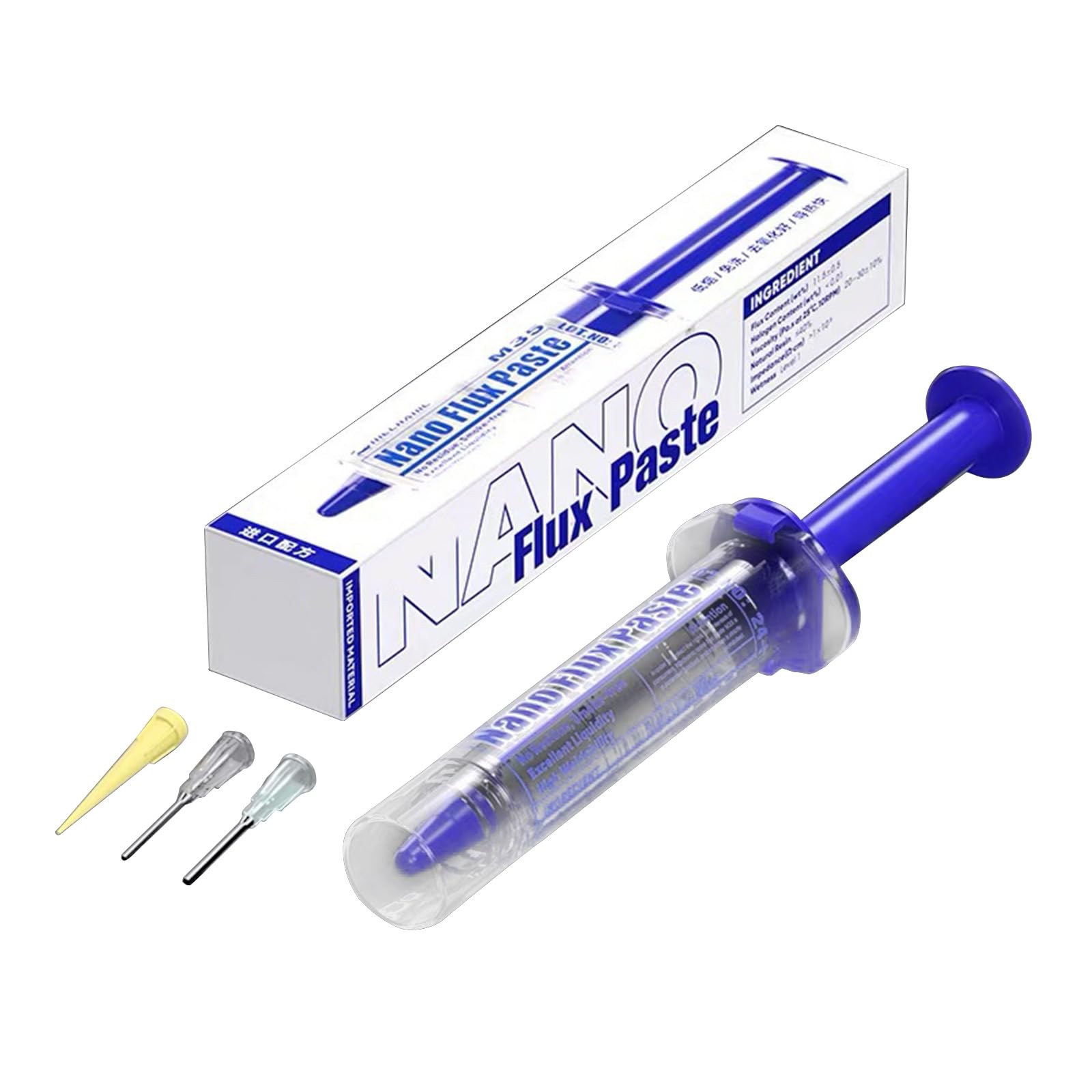 ohohulo Syringes Solder Pastes Pastes Clear Soldering Grease for Motherboards Repair Welding Tool