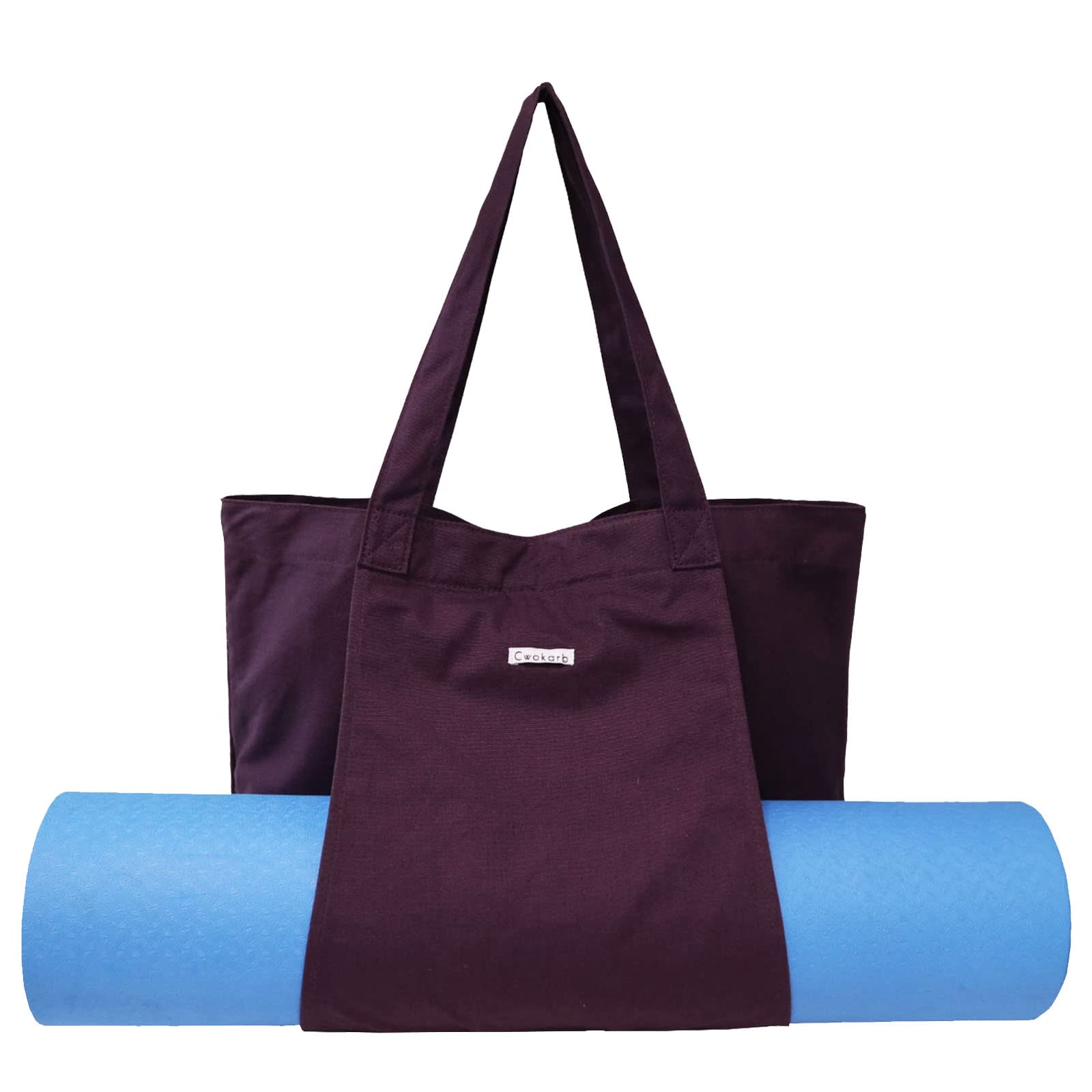 Yoga Bags for Women with Yoga Mats Bags Carrier Carryall Canvas Tote for Pilates Shoulder for Travel Office Beach Workout