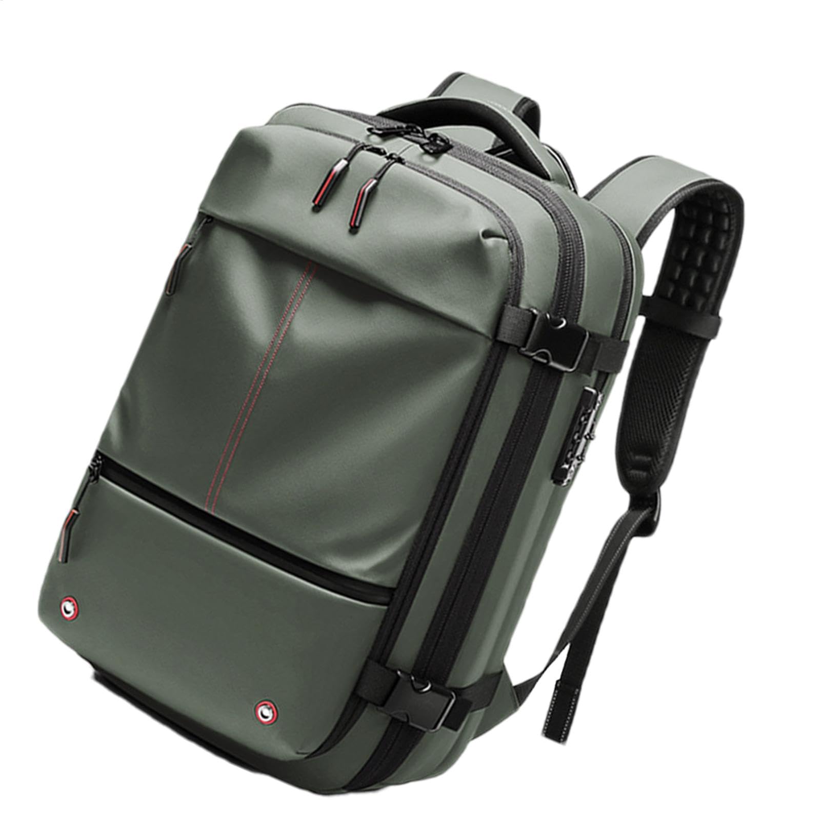 Sac à dos de voyage sous vide – Sac à dos extensible avec pompe, sac à dos de voyage antivol, grand sac à dos de voyage de 60 L avec poches, séparation humide et sec, sac à dos antivol imperméable