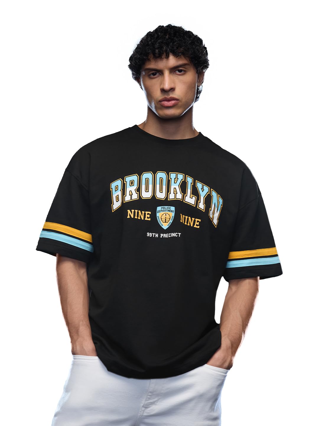 The Souled Store Official Looney Tunes: Bugs Bunny Boyfriend T-Shirts Black