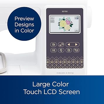 Brother SE700 Embroidery & Sewing Machine with Starter Bundle