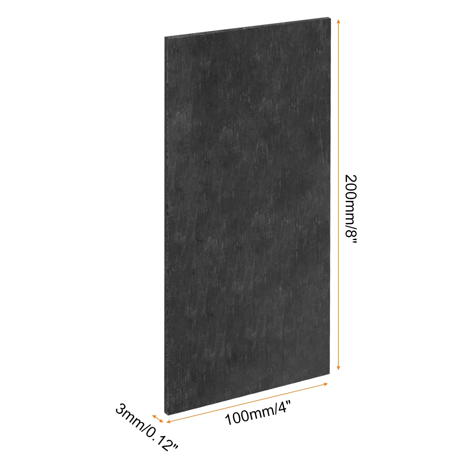 QUARKZMAN Graphitblock Barren Rechteckige Graphitplatte 200x100x3mm Für Schmelzguss
