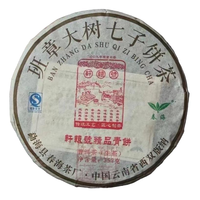 Thé Pu-erh 2009 Chunhai Xuanyuan Hao le goût du temps suspendu galette Yunnan