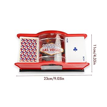 Durable Manual Poker Shuffler Hand Crank 2 Decks Card Shuffling Machine Portable For Home Travel Casino Game Accessories