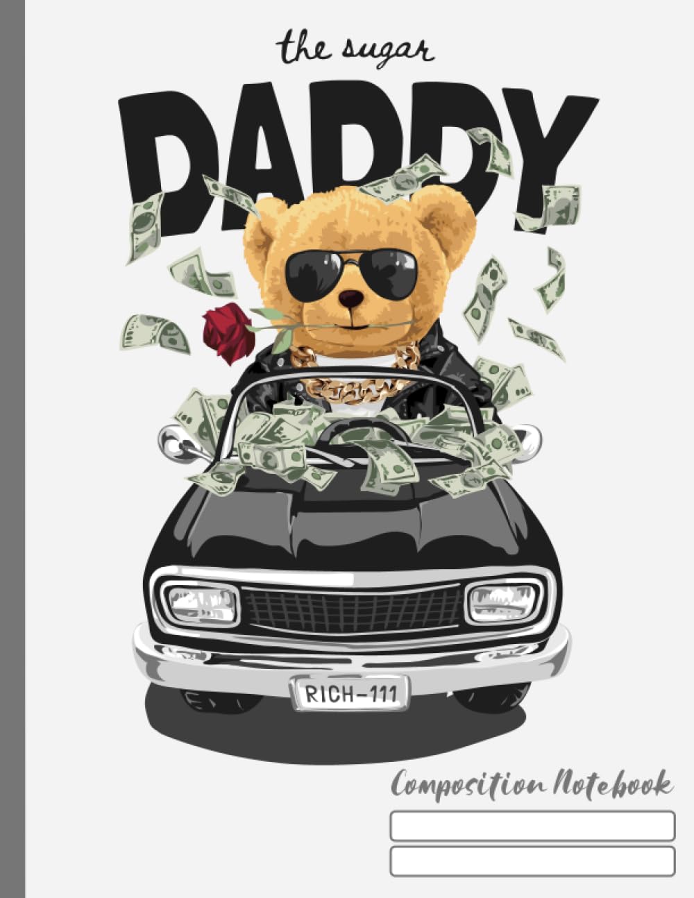 Composition Notebook College Ruled: Cute Toy Bears Notebook (Vol.7) | College Ruled Blank Lined Paper | Aesthetic Lined Journal Teen, Kids, Students and Adults | 110 Pages 8.5" x 11"