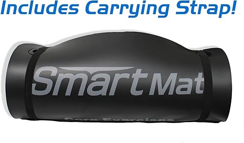 Miniatura 5 de Prism Fitness Alfombrilla de ejercicio autoguiada inteligente extra gruesa con 14 núcleos y 14 ejercicios de estiramiento