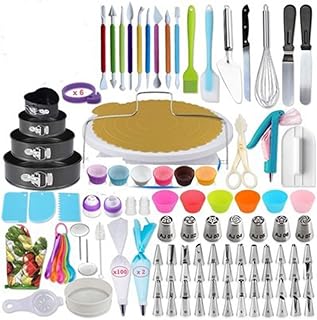 333 Piece Cake Turntable Decoration Flower Mouth Set Flower Mounting Table Sugar Flipping Baking Tool