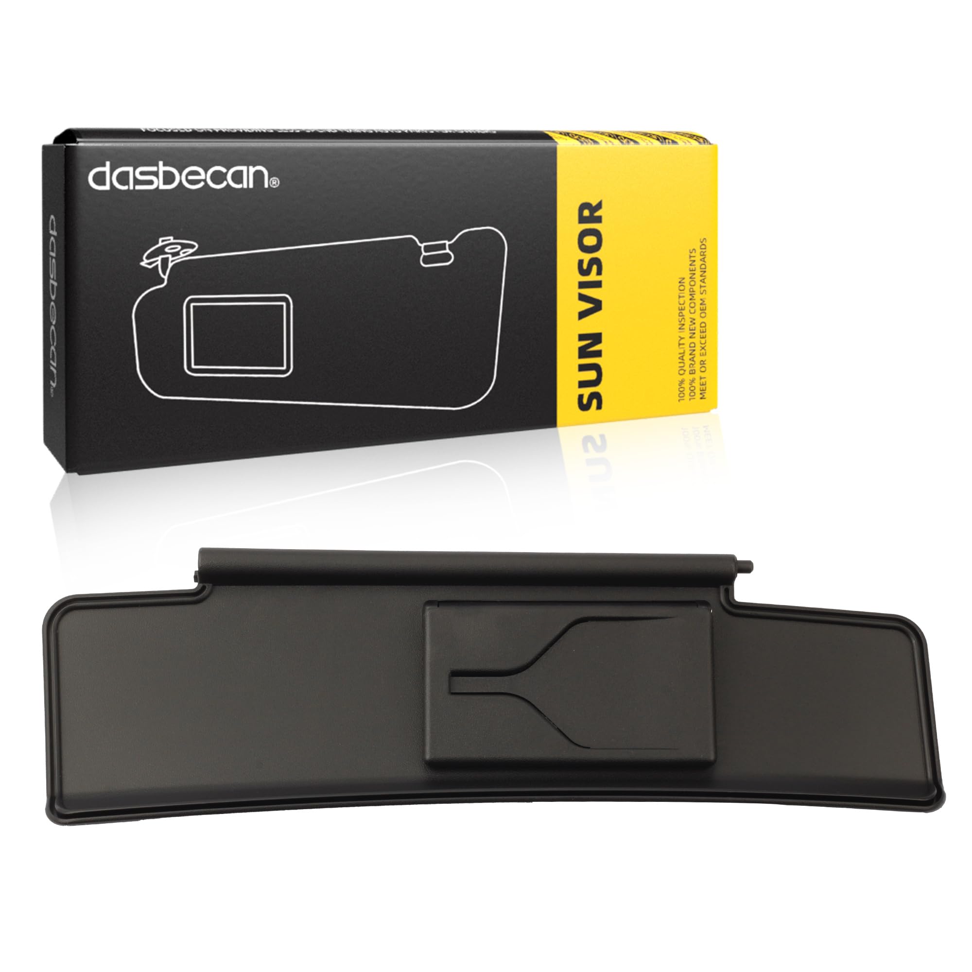 Amazon.com: Dasbecan Front Right Passenger Side Sun Visor Built-in