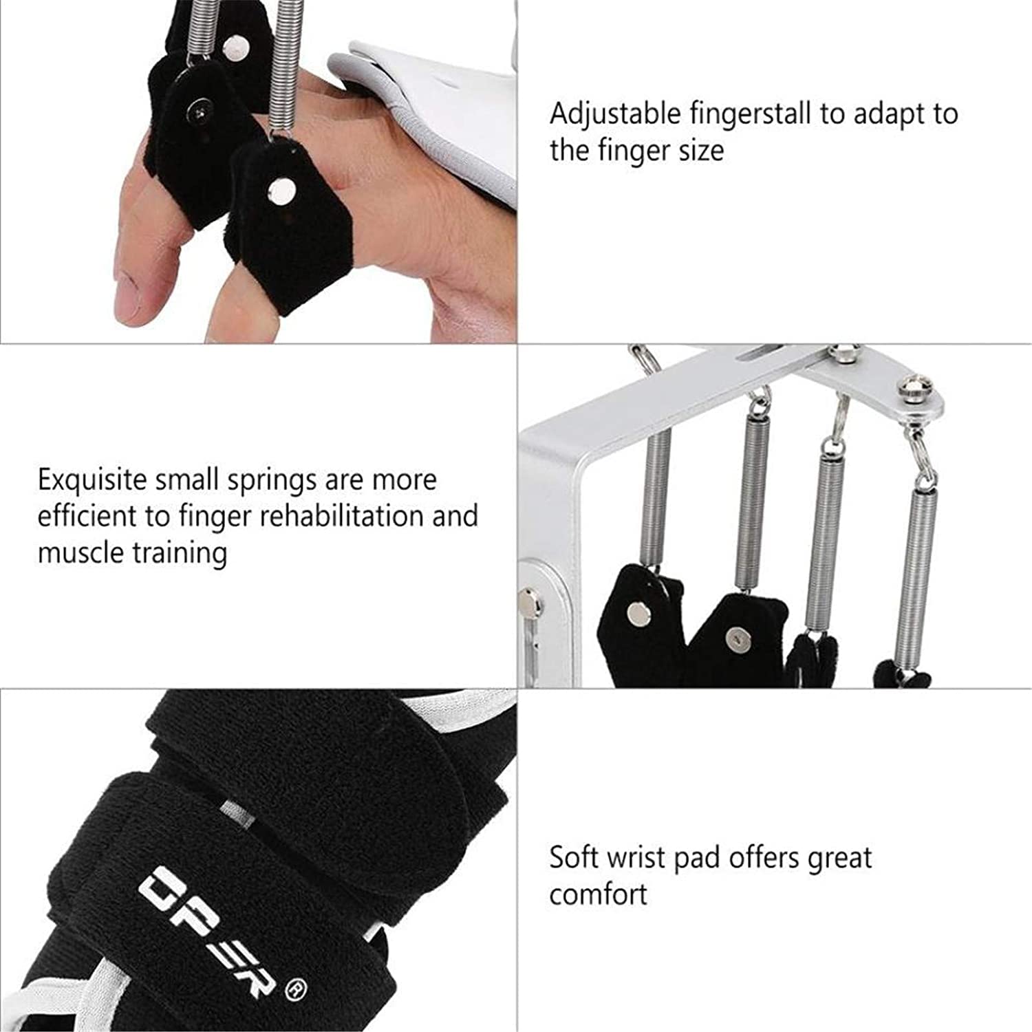 Polso E Dito Correttore Finger Trainer Dito Riabilitazione Tutore Dito Separatore Mano Polso Plantari Dispositivo di Formazione per Ictus Emiplegia Patien