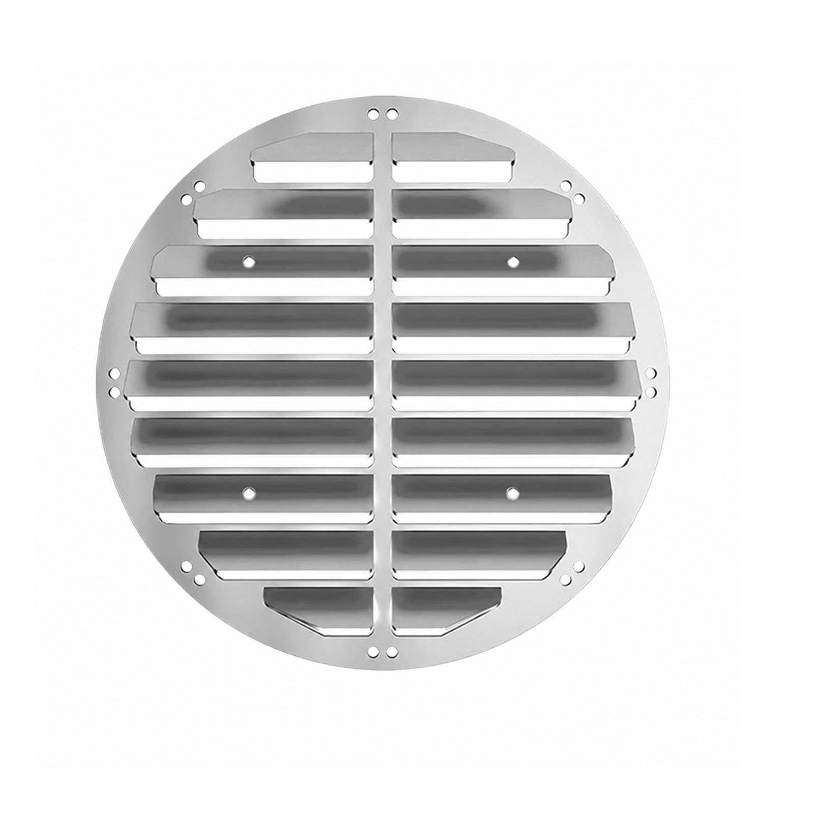 Deflettore Flusso Aria AC Esterno Copertura Guida Vento per Climatizzatore Split in Acciaio Inox Adatto per Prese d'Aria Rotonde e Quadrate Round 46cm-18.1in