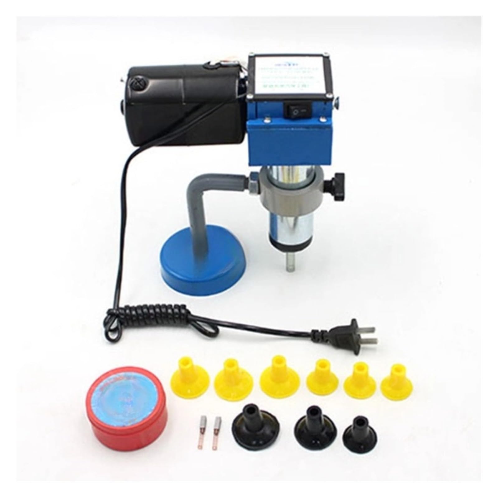 220 V elektrische Ventilschleifmaschine, Geschwindigkeit einstellbar, Ventilschleifer, Autoreparaturwerkzeuge, Ventil, maximaler Durchmesser 130 mm, 150 W (Farbe: B)