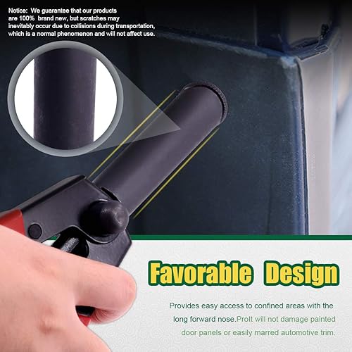 Miniatura 5 de Keadic Juego de 42 pistolas de remache de plástico con remaches ciegos de nailon y herramienta de extracción de sujetadores, kit de remaches ciegos