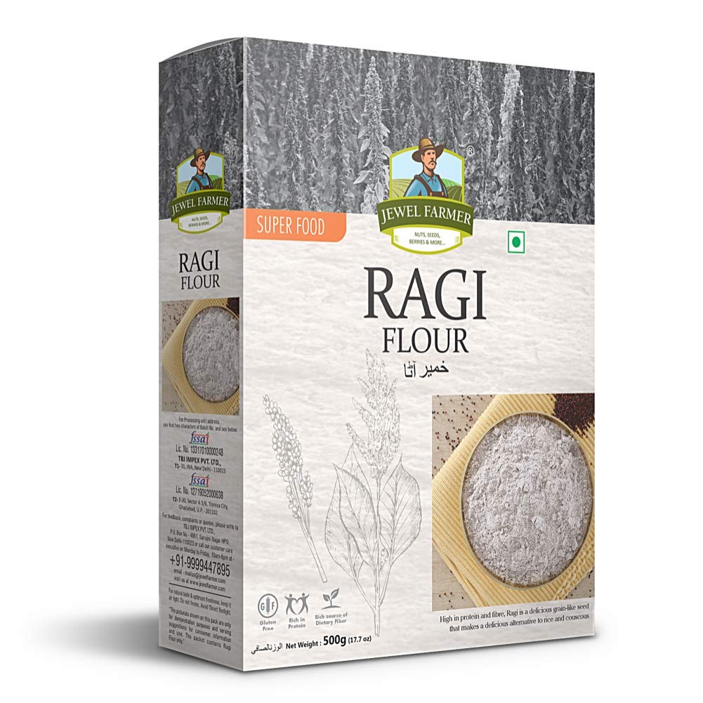 See full amazon price history chart for JEWEL FARMER Ragi Flour Finger Millet Marua, Nachni Atta Rich in Protein & Calories (500g) JEWEL FARMER Ragi Flour Finger Millet Marua, Nachni Atta Rich in Protein & Calories (500g) (B0915Z57V5) Amazon Price History, Amazon Price Tracker