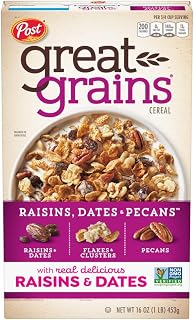 Post Selects Great Grains Raisins Dates & Pecans Cereal, 16 oz