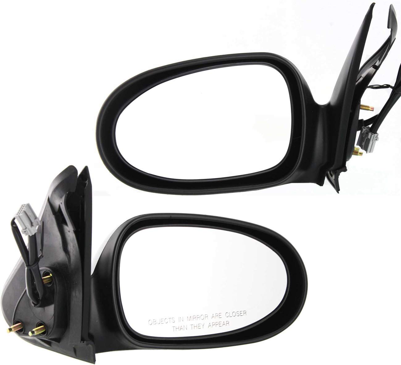 Kool Vue Driver & Passenger Side Power Mirrors for Nissan Sentra 2000-2006 Paintable