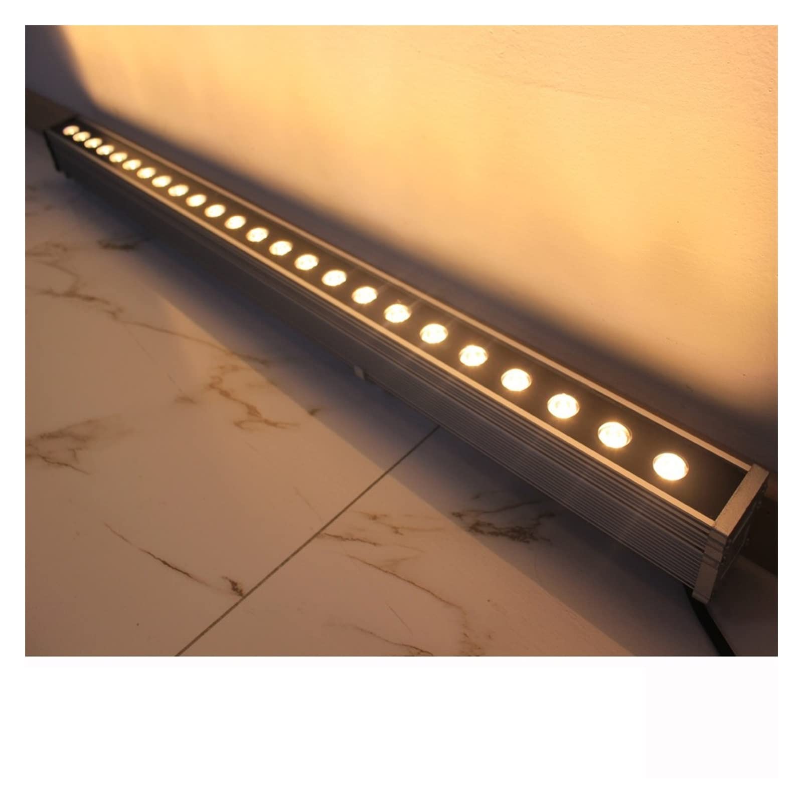 Oświetlenie Sceniczne, PROWADZONY Myjka ścienna krajobraz światło świateł zewnętrznych ściany liniowy lampa reflektora(Green,18W)