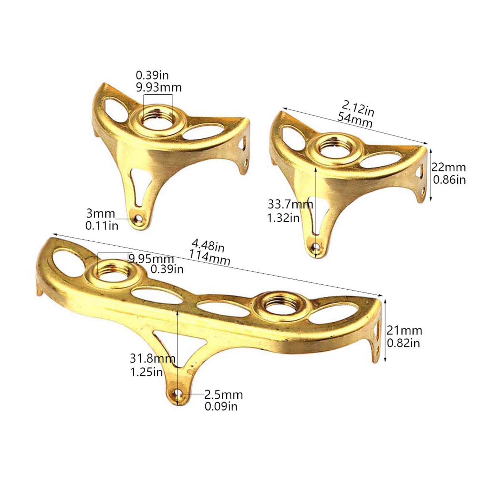 3Pcs Metallo Sax Sassofono Riparazione Chiave Protettiva Sassofono Chiave Guardie Guardie Strumenti Musicali Accessori