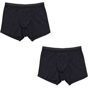 【59%OFF】【364円】 Airin メンズ ボクサーブリーフ 前閉じ 綿混 無地 2枚組